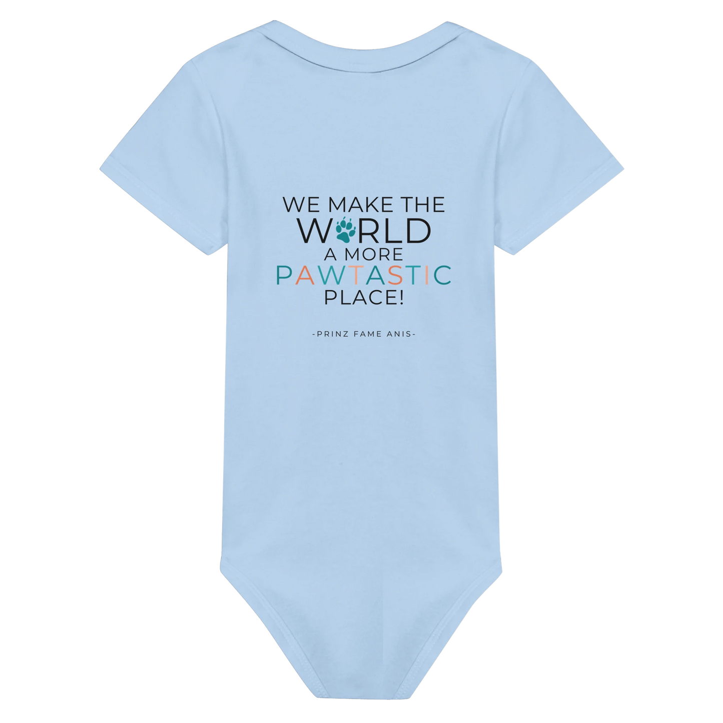 Paw Art By Prinz-Classic Baby Short Sleeve Bodysuit