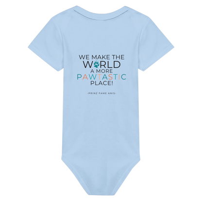 Paw Art By Prinz-Classic Baby Short Sleeve Bodysuit
