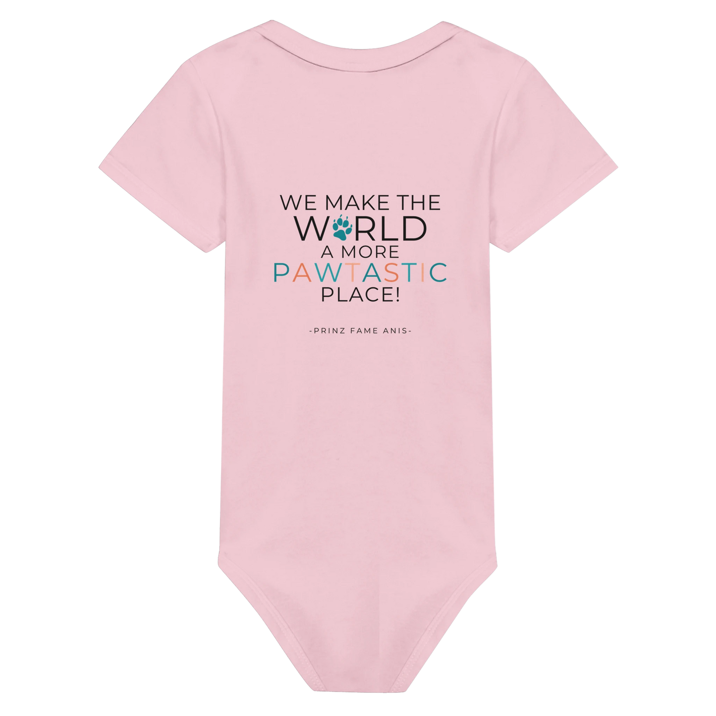 Paw Art By Prinz-Classic Baby Short Sleeve Bodysuit