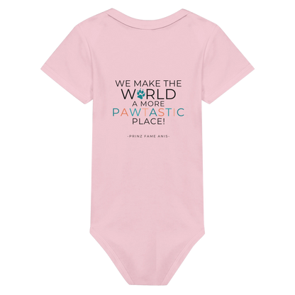 Paw Art By Prinz-Classic Baby Short Sleeve Bodysuit