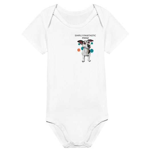 Paw Art By Prinz-Classic Baby Short Sleeve Bodysuit