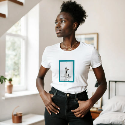 Paw Art By Prinz-Classic Womens Crewneck T-shirt | Gildan® 64000L