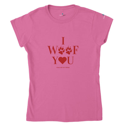 Paw Art By Prinz-Valentine's Classic Womens Crewneck T-shirt | Gildan® 64000L