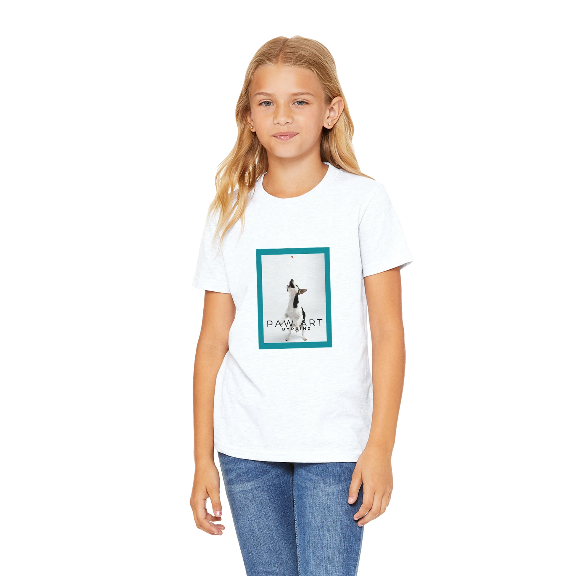 Paw Art By Prinz-Premium Kids Crewneck T-shirt