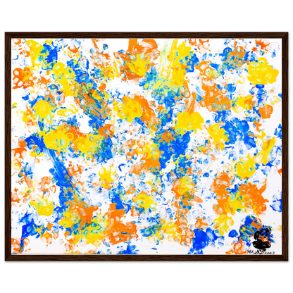 Paw Art by Prinz Dancing Paws Artwork Framed Poster