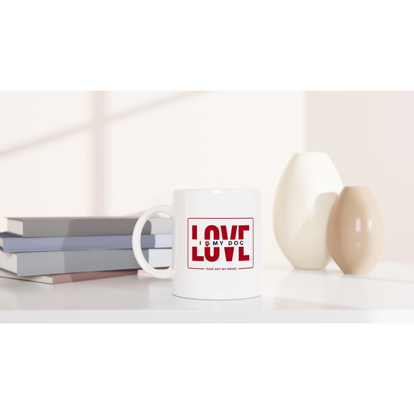 Paw Art By Prinz-Valentine's White 11oz Ceramic Mug