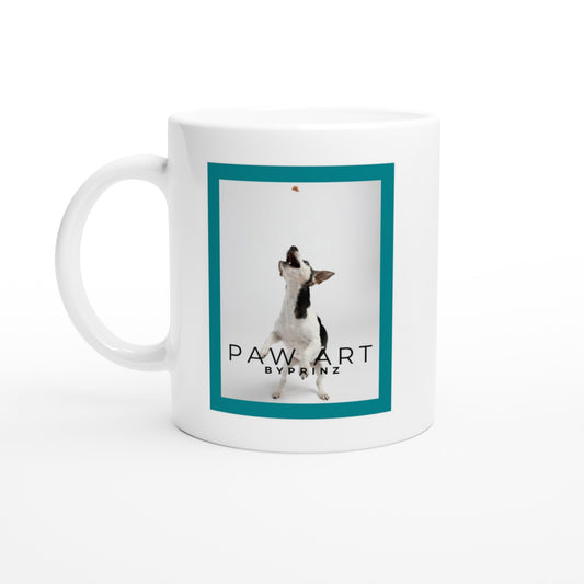 Paw Art By Prinz-White 11oz Ceramic Mug