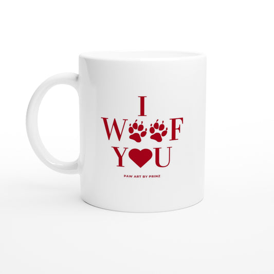 Paw Art By Prinz-Valentine's White 11oz Ceramic Mug