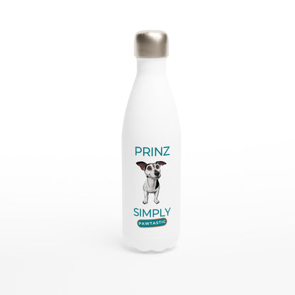 Paw Art By Prinz-White 17oz Stainless Steel Water Bottle